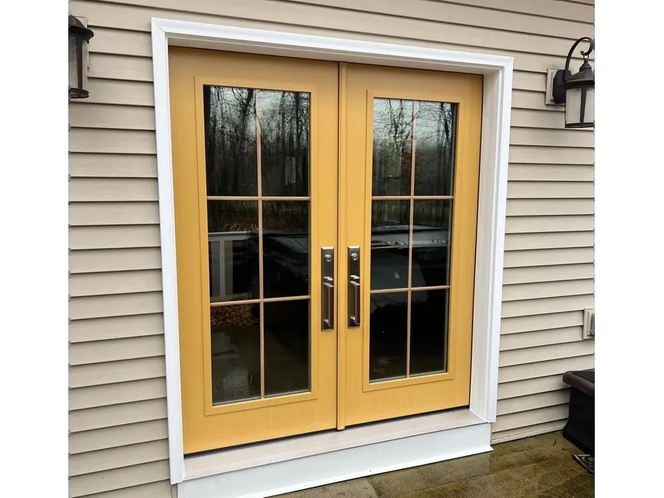 New patio french doors installed by Vista Home Improvement