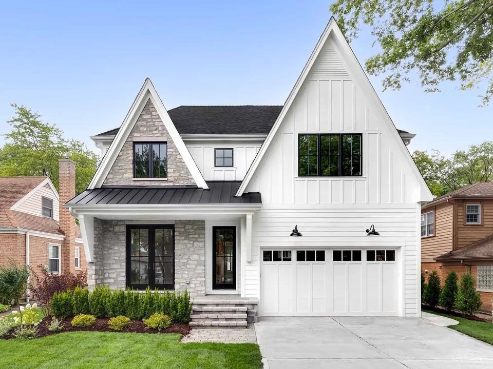 A home with a new entry door installed by Vista Home Improvement